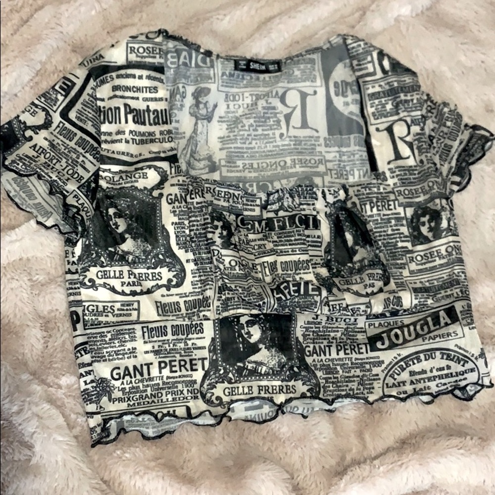 Vintage crop top